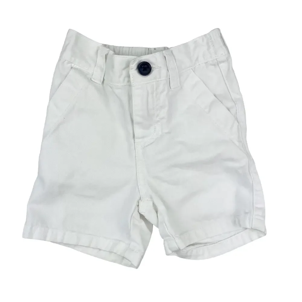 Gymboree White Cotton Shorts Size 3-6 Months Easter 2011 Spring Social
